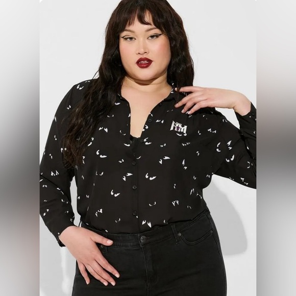 Disney Haunted Mansion Georgette Blouse torrid - Picture 3 of 5